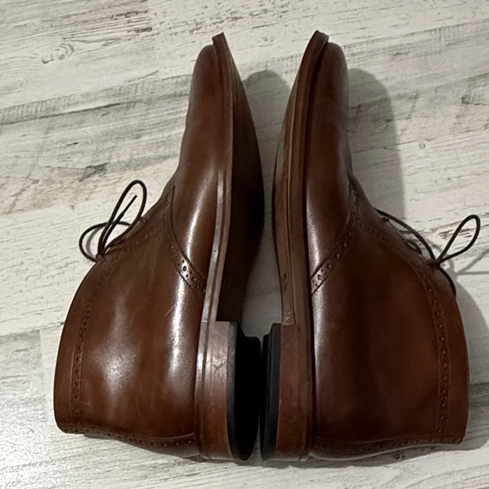 Johnston & Murphy Brown Chukka Boots Size 11.5